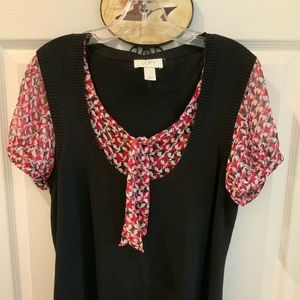 Ann Taylor one-piece blouse/sweater